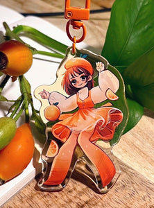 Moldy Orange Acrylic Charm