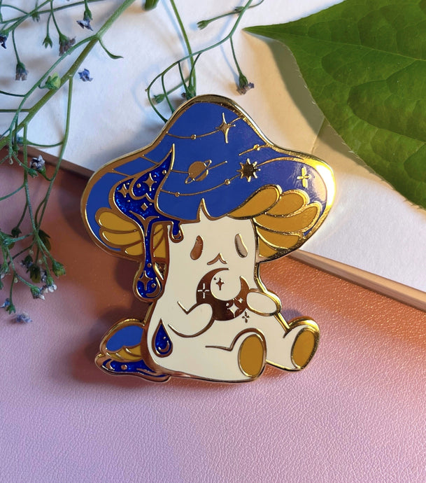 Cosmic Shrooms Enamel Pin